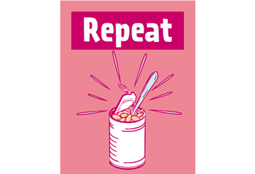 Recycle repeat graphic 3